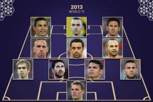 頂級！13-15年FIFA年度最佳陣，弟媳+拉莫斯連續(xù)三年包攬兩個席位