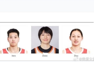 中國三人女籃世界杯大名單：李文霞、楊衡瑜、張王來、周夢云