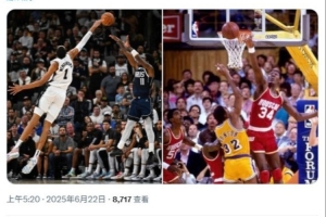 117場430次VS150場451次！美媒：文班能否打破大夢歷史蓋帽紀(jì)錄？