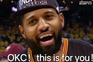 OKC！This is for You！其實(shí)喬治才是雷霆奪冠的最大功臣??