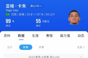 足球報：浙江隊分兩年支付米特里策轉(zhuǎn)會費，將租借K聯(lián)賽銅靴亞格