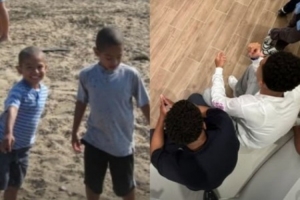 簡直一個模子??小貝林厄姆曬兄弟倆兒時玩耍照片，為哥哥慶生