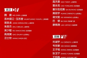 國(guó)足名單與6月18強(qiáng)賽區(qū)別：王上源、楊澤翔落選，多人首次入選