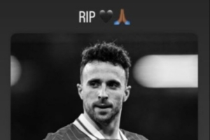 國(guó)米球員鄧弗里斯曬圖悼念若塔：RIP??????