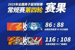 NBL常規(guī)賽積分榜：4支球隊3勝1負 金牛憑借總得失分率優(yōu)勢暫列第1