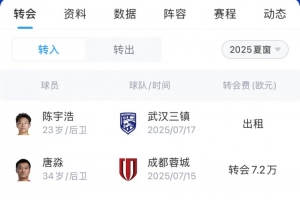玉昆夏窗匯總：免簽羅馬尼亞國腳布爾克引進唐淼，兩外援撤銷報名