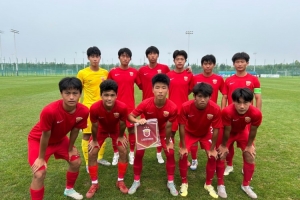 青少年精英聯(lián)賽決賽第一階段，上海海港U17隊戰(zhàn)勝廣東廣州豹