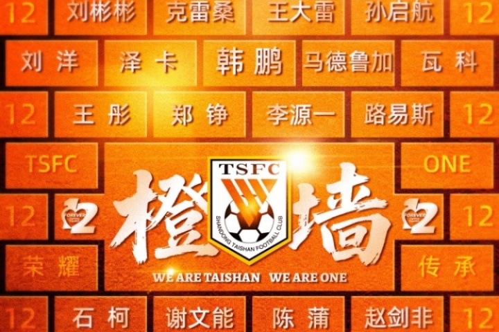 泰山vs梅州首發(fā)：5外援PK4外援，洛佩斯首秀 彭嘯先發(fā) 楊超聲出戰(zhàn)