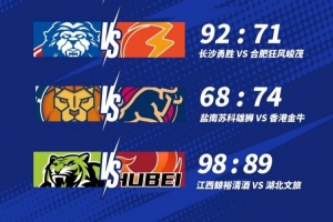 ??NBL戰(zhàn)報-香港金牛力克鹽南雄獅 江西鯨裕清酒擊敗湖北文旅