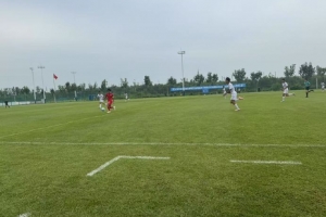 青少年男足初中年齡段U15組總決賽，上海海港3:1石嘴山實驗恒星